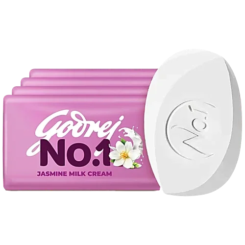godrej-no1-jasmine-milk-soap-1766931550 G.No.1.Jasmine.500g - Image 1